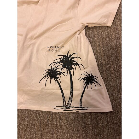 Dr. Woo - Hideaway @ Suite X Los Angeles -Palm Trees T - Size 5 (2XL) Cream - Picture 3 of 6